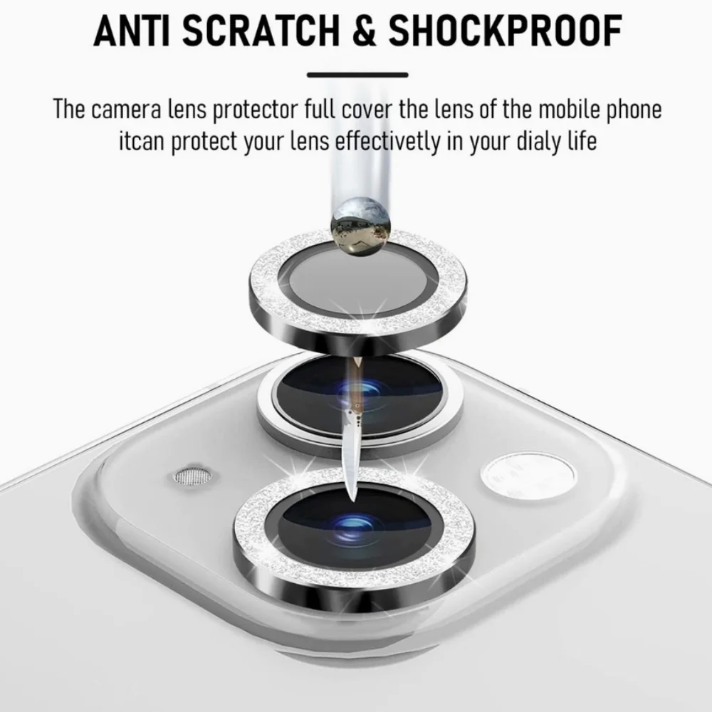 Camera lens protector for iPhone 14, iPhone 14 Plus Camera Lens Protector - Picture 2 of 6